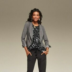 Cabi 3556 Rebel Jacket Gray moto style nwt